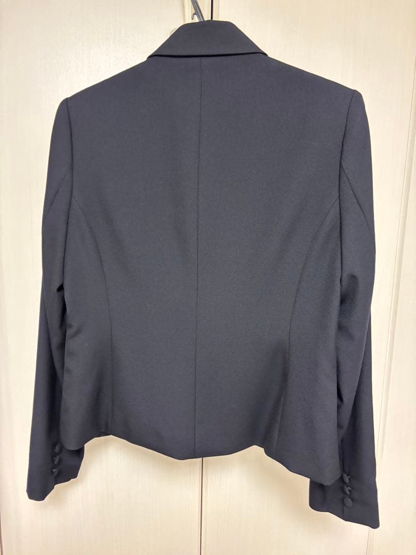 ポンポネットジュニア　サキソニー2つ釦ジャケット　LL（165cm）　紺