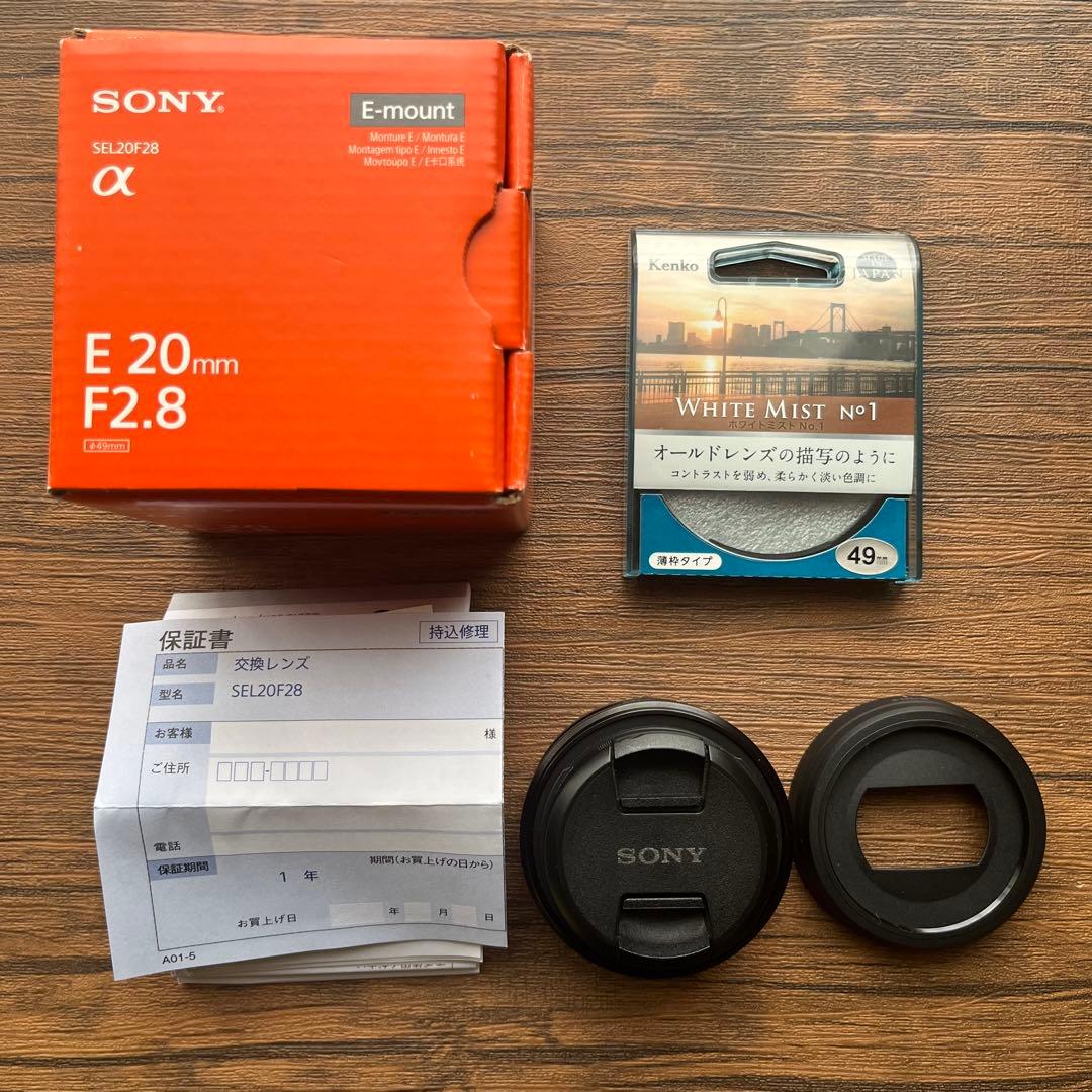 最終値下げ SONY ZV-E10 ミラーレスカメラ E 20mm F2.8