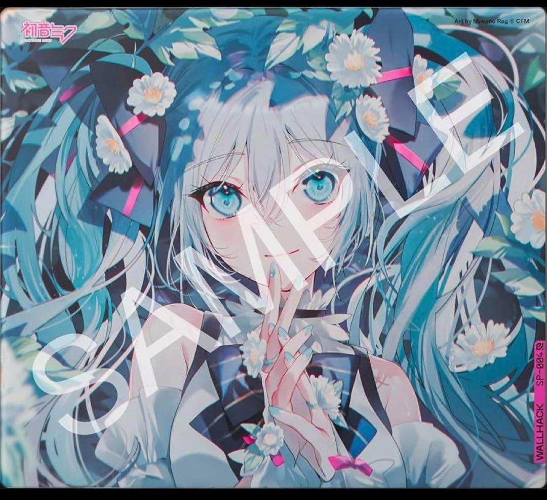 【新品未開封】WALLHACK SP-004 初音ミク ガラスマウスパッド完売品