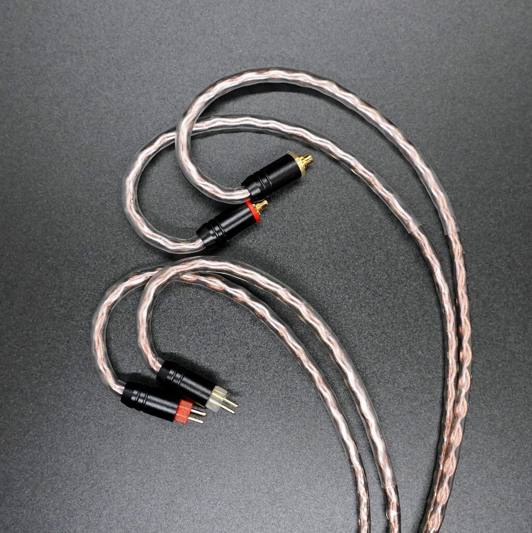 DIYキンバーケーブル最高スペックリケーブル C IEM 2pin/2.5mm