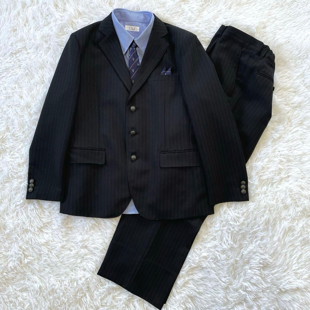 【美品】ELLE EN NOIR スーツ フォーマル 5点セット 160B