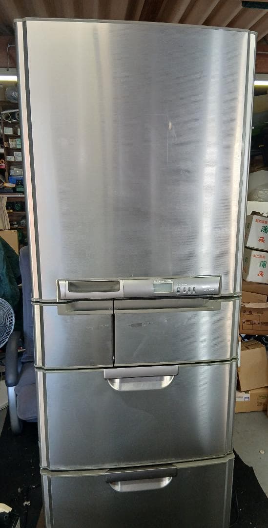 中古 三菱 MR-S46NE6-T 冷蔵庫 455L( 引取限定