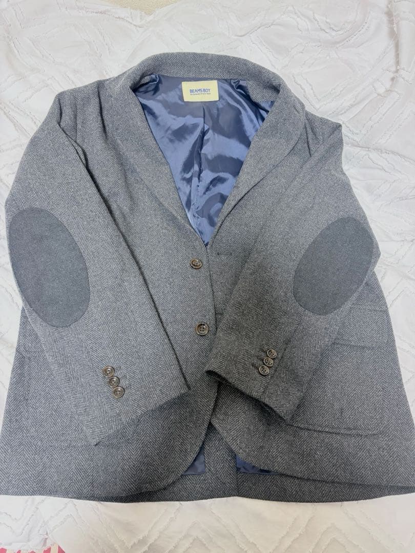 BEAMSBOY ヘリンボーン ツイル ビッグジャケット