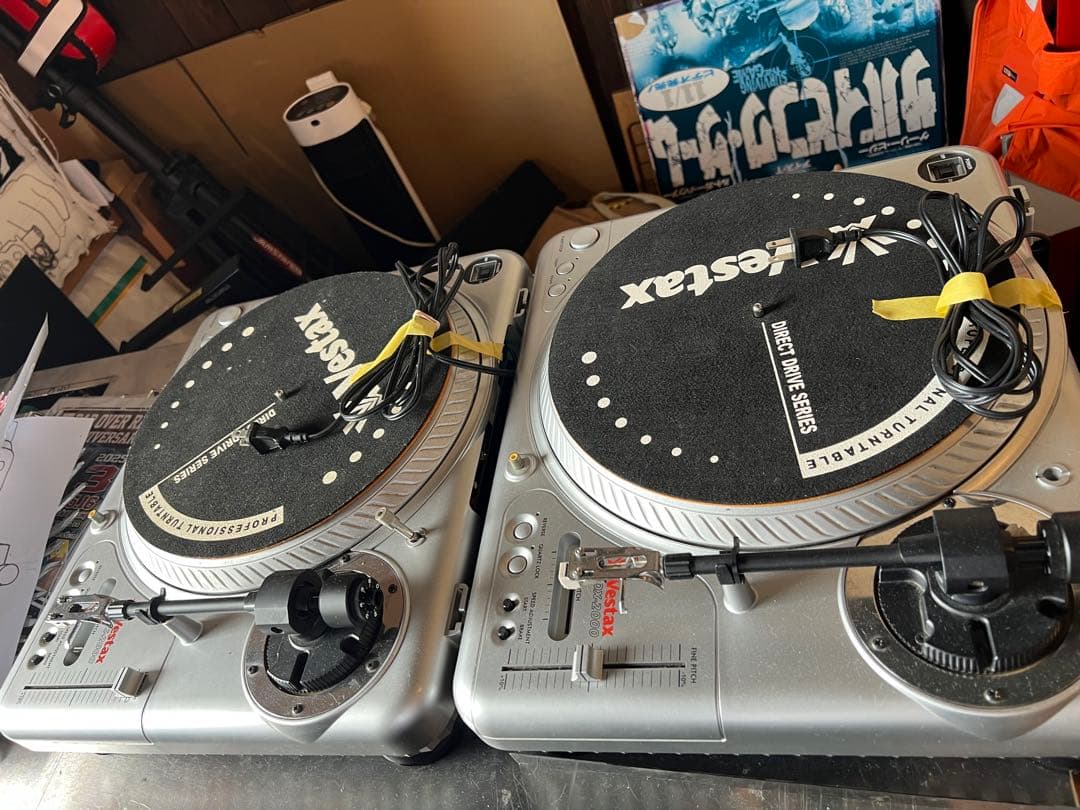 パスカル様VestaxPDX-2000ダイレクトドライブターンテーブル2台セット