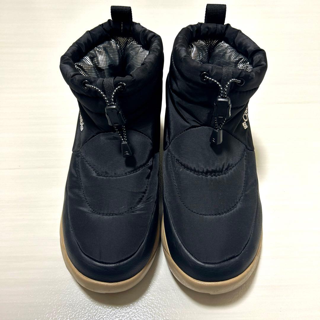 【美品】コロンビア スノーブーツ　ウォータープルーフ　オムニヒート　ブラック