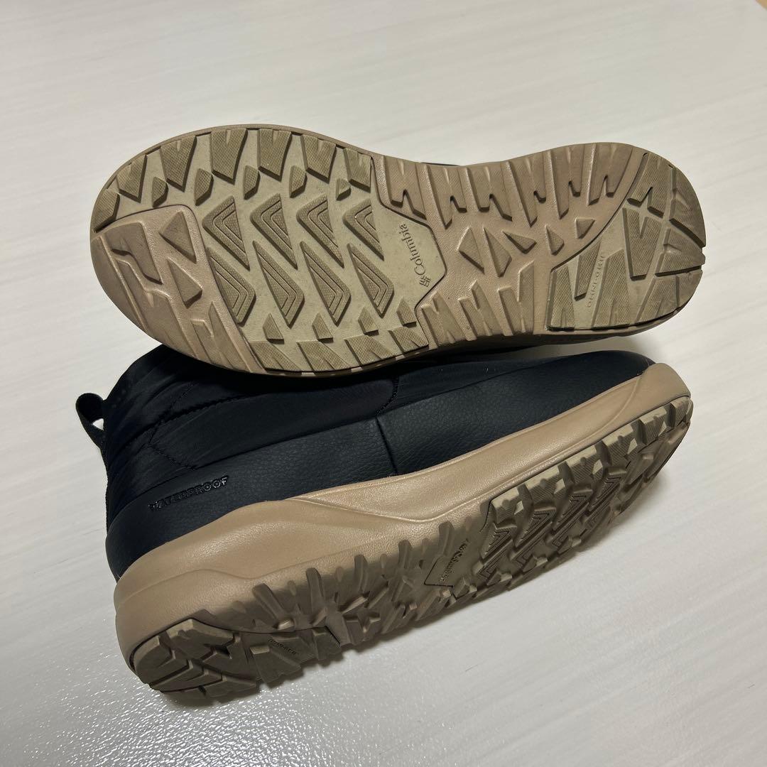 【美品】コロンビア スノーブーツ　ウォータープルーフ　オムニヒート　ブラック