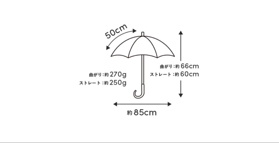 サンバリア100／折りたたみ日傘 2段折 黒