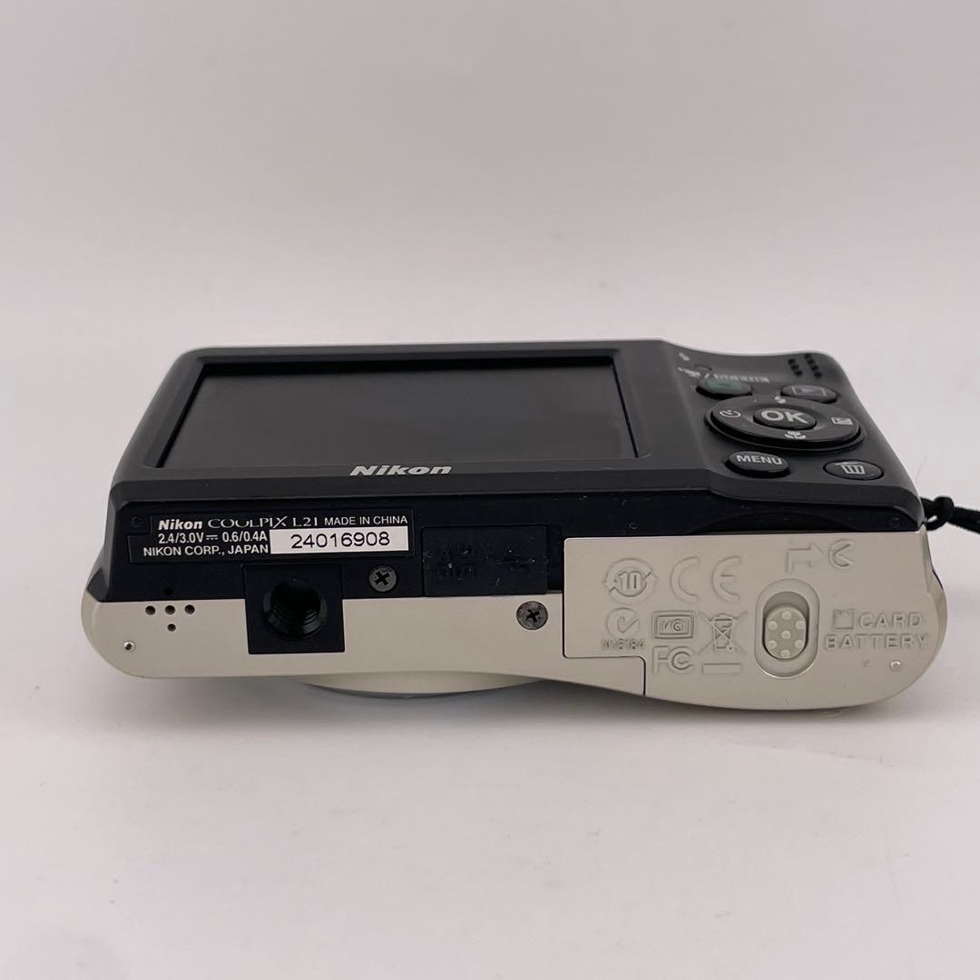 追加あり⭕️【動作確認済】Nikon COOLPIX L21 デジカメ　シルバー