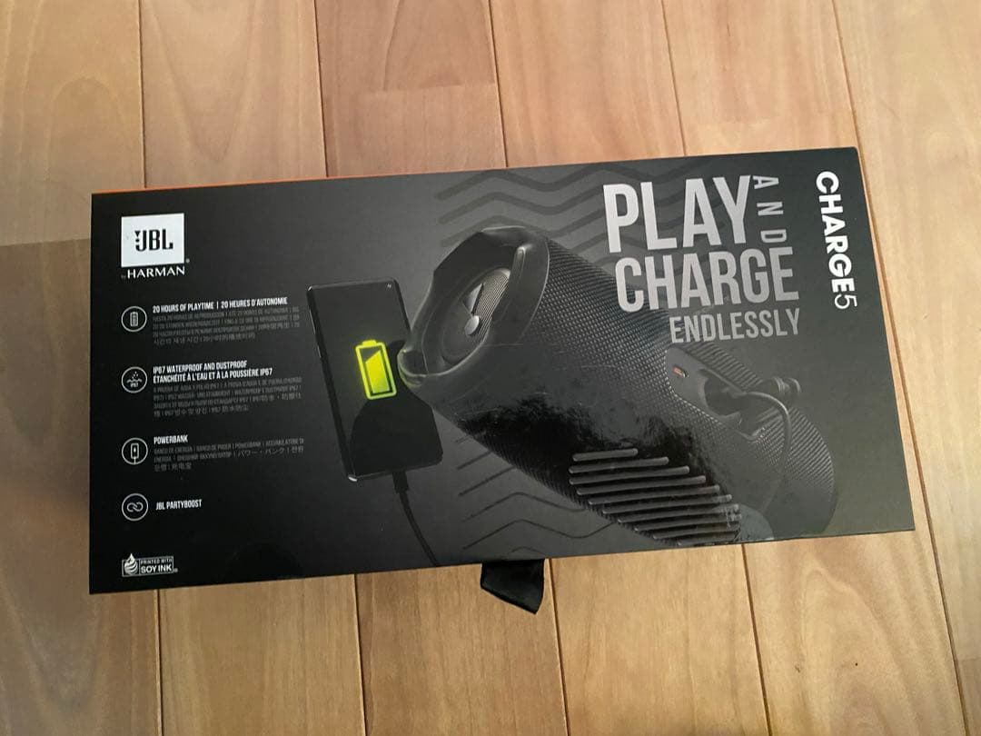 JBL CHARGE5 ワイヤレススピーカー ブラック 新品未開封