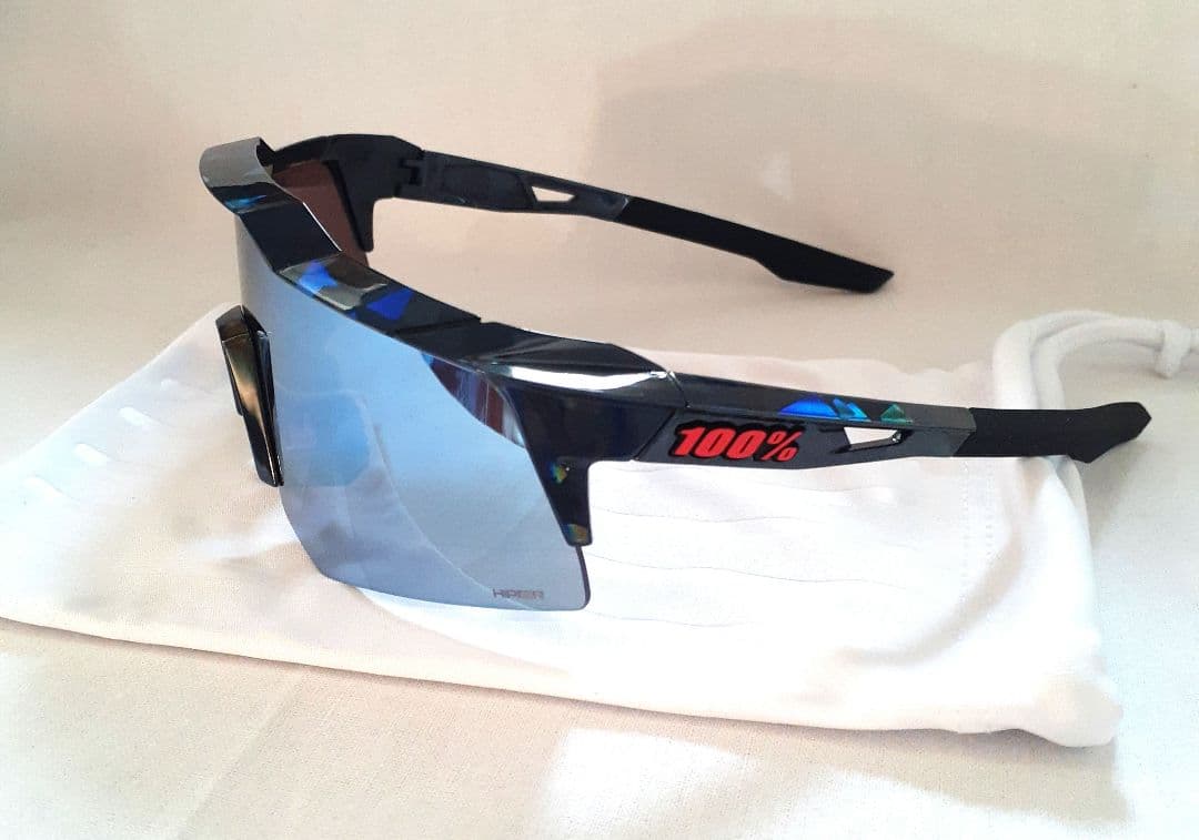 100% Speedcraft XS ブラックホログラフィック ワンハンドレッド