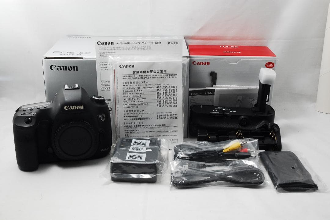 キャノン EOS 5D Mark Ⅲ &バッテリーグリップ BG-E11 360
