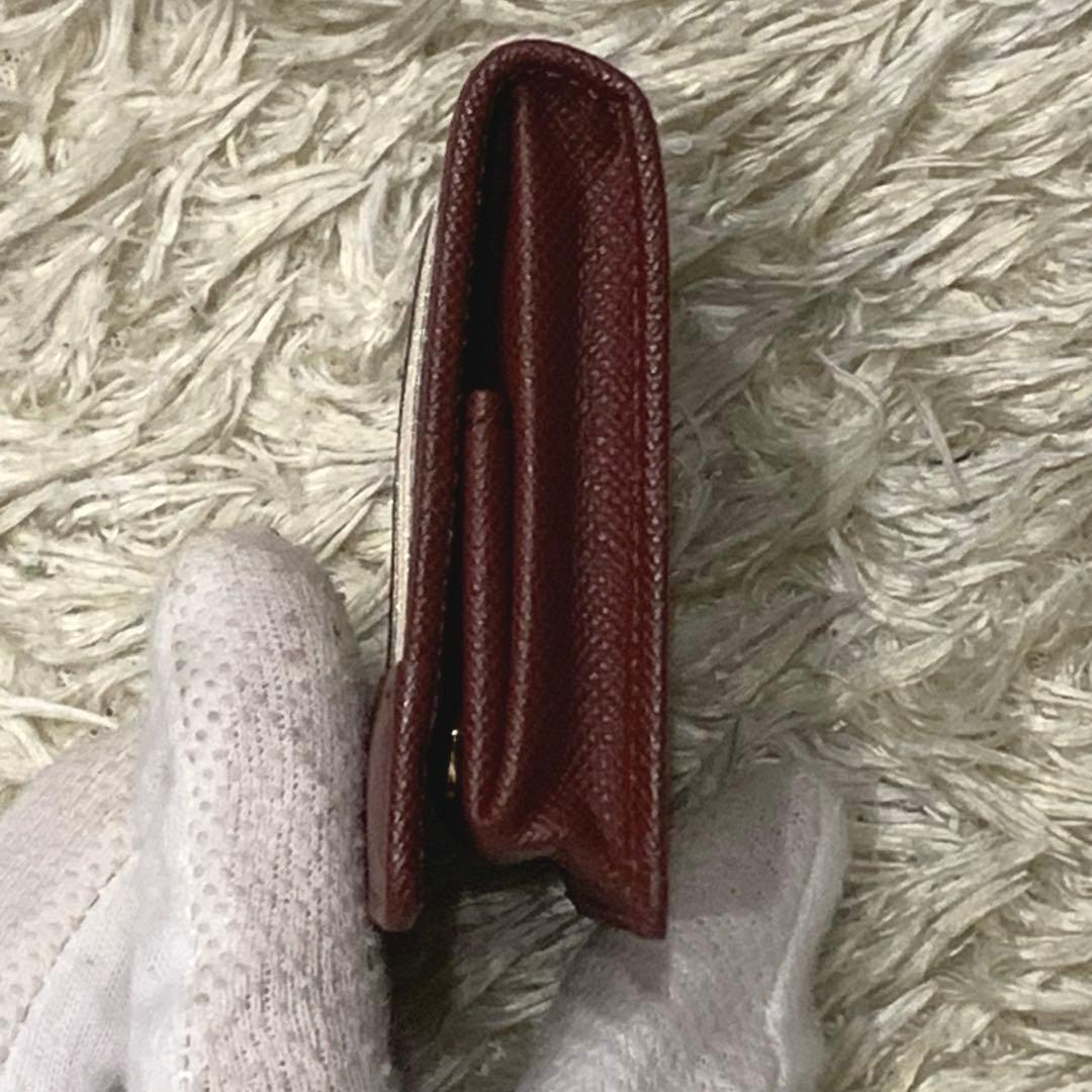 極美品✨バーバリー ノバチェック ケース サフィアーノ ボルドー