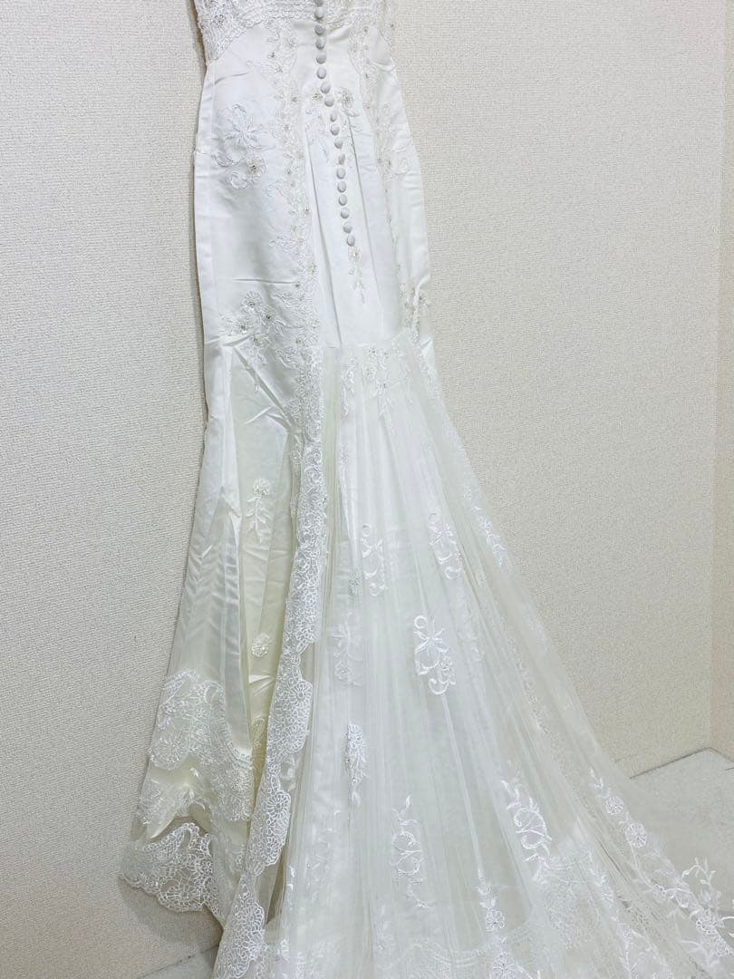 8352. 【極美品】 YNS WEDDING マーメイド ウエディング シルク