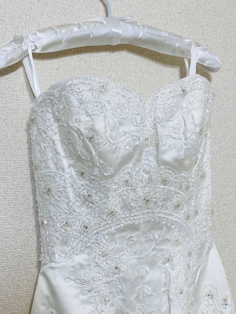 8352. 【極美品】 YNS WEDDING マーメイド ウエディング シルク