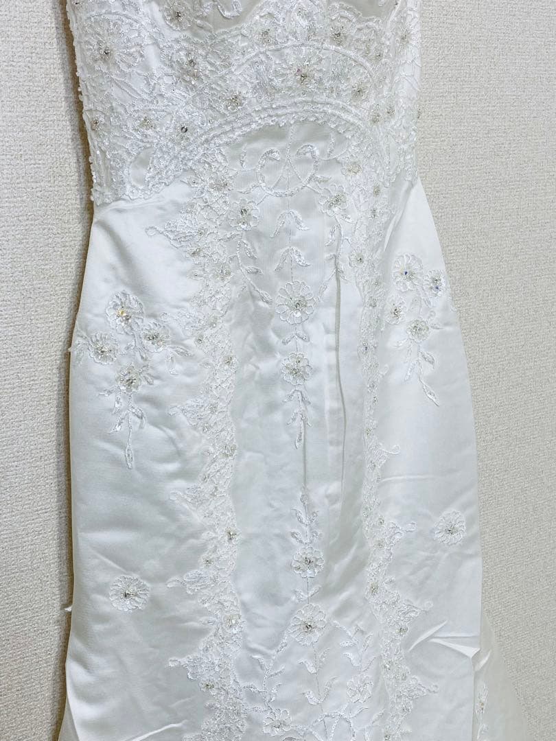 8352. 【極美品】 YNS WEDDING マーメイド ウエディング シルク