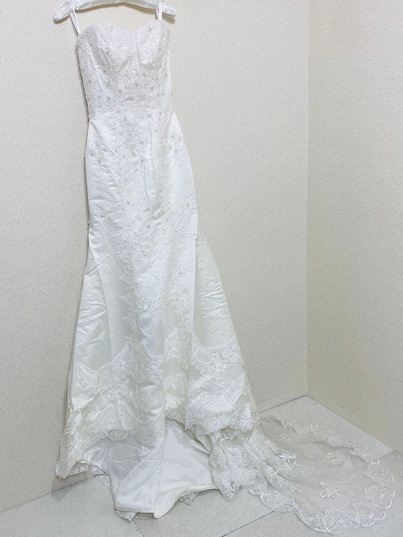 8352. 【極美品】 YNS WEDDING マーメイド ウエディング シルク