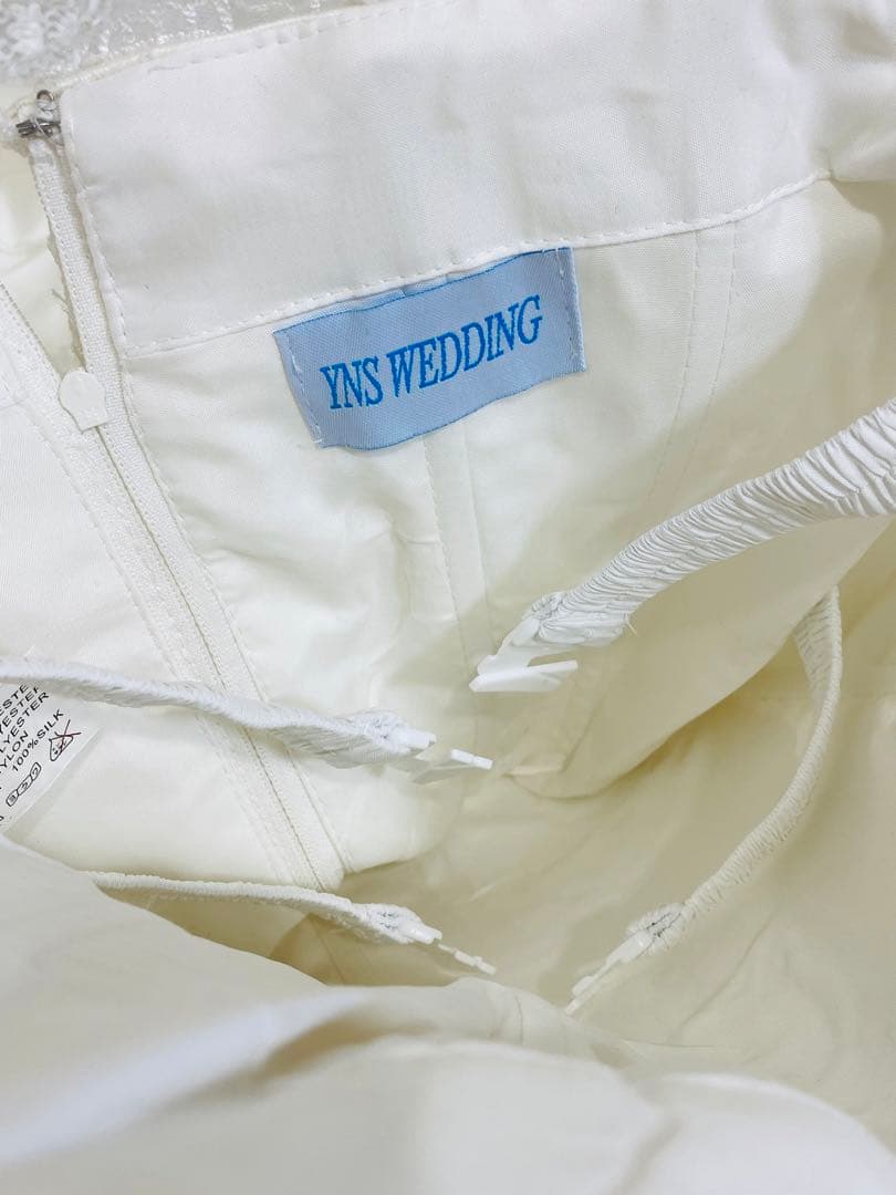 8352. 【極美品】 YNS WEDDING マーメイド ウエディング シルク