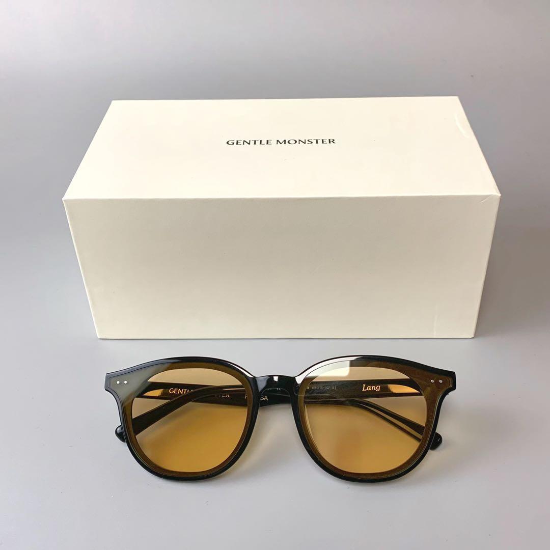 GENTLE MONSTER LANG サングラス 黄色いレンズ