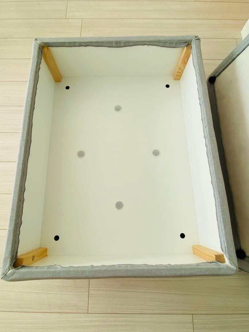 IKEA イケア オットマン 収納付 シーヴィク KIVIK ライトグレー