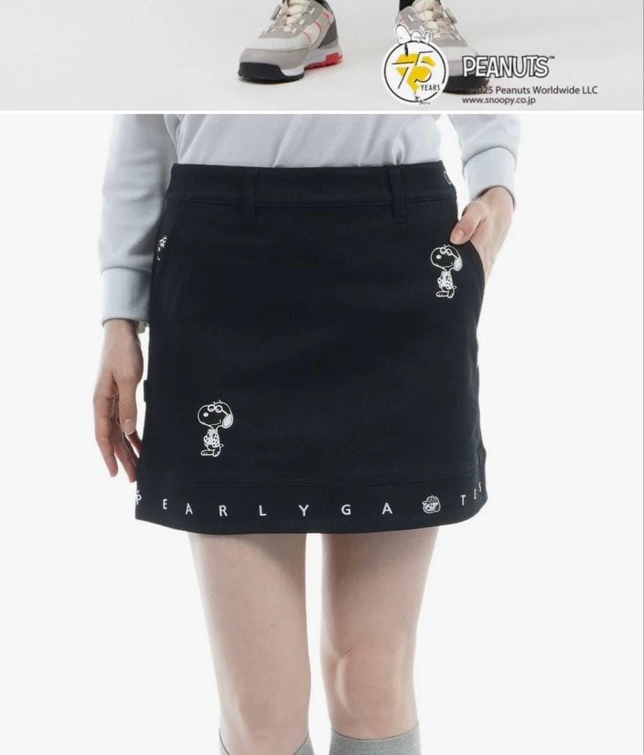 PEARLY GATES パーリーゲイツ スカート　スヌーピー　ゴルフウェア