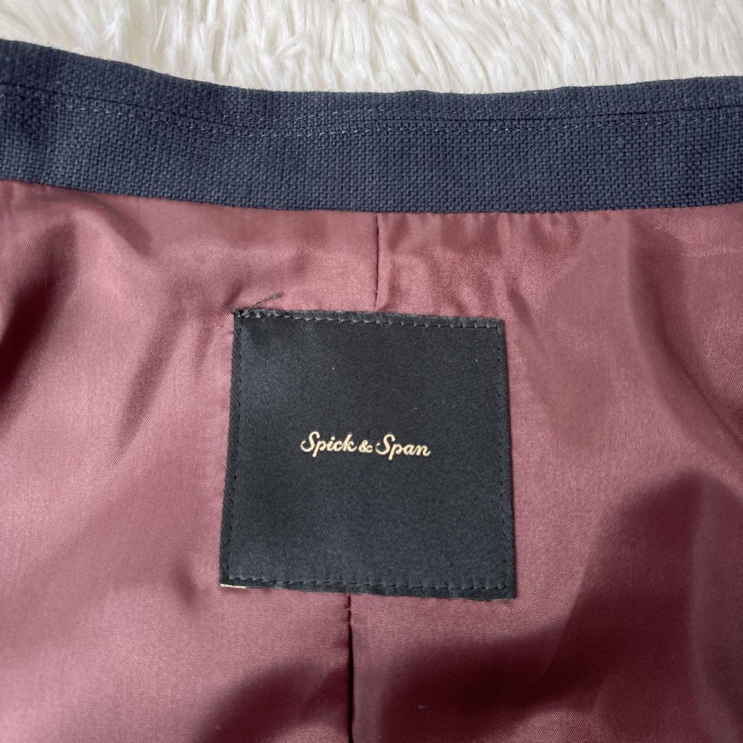 極美品✨ 【Spick&Span】ウールダブルジャケット 紺ブレ 金ボタン 38