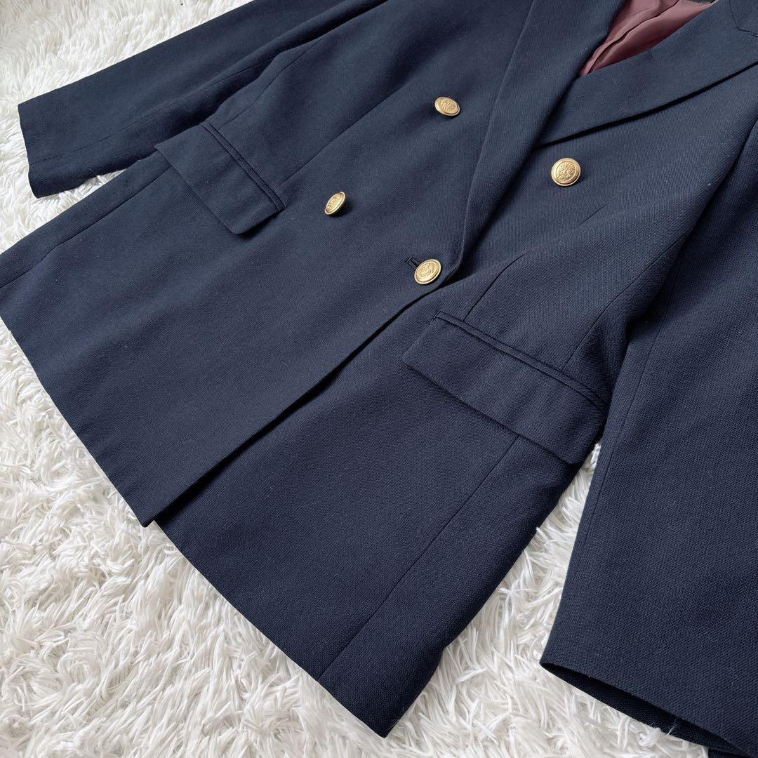極美品✨ 【Spick&Span】ウールダブルジャケット 紺ブレ 金ボタン 38