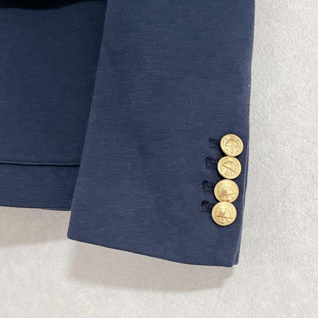 ポロラルフローレン　紺ブレ　エンブレム 刺繍 　金ボタン　ジャケット　ブレザー