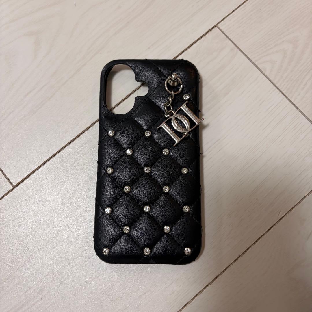 キルティングビジューDDチャームiPhoneケース Darich 16