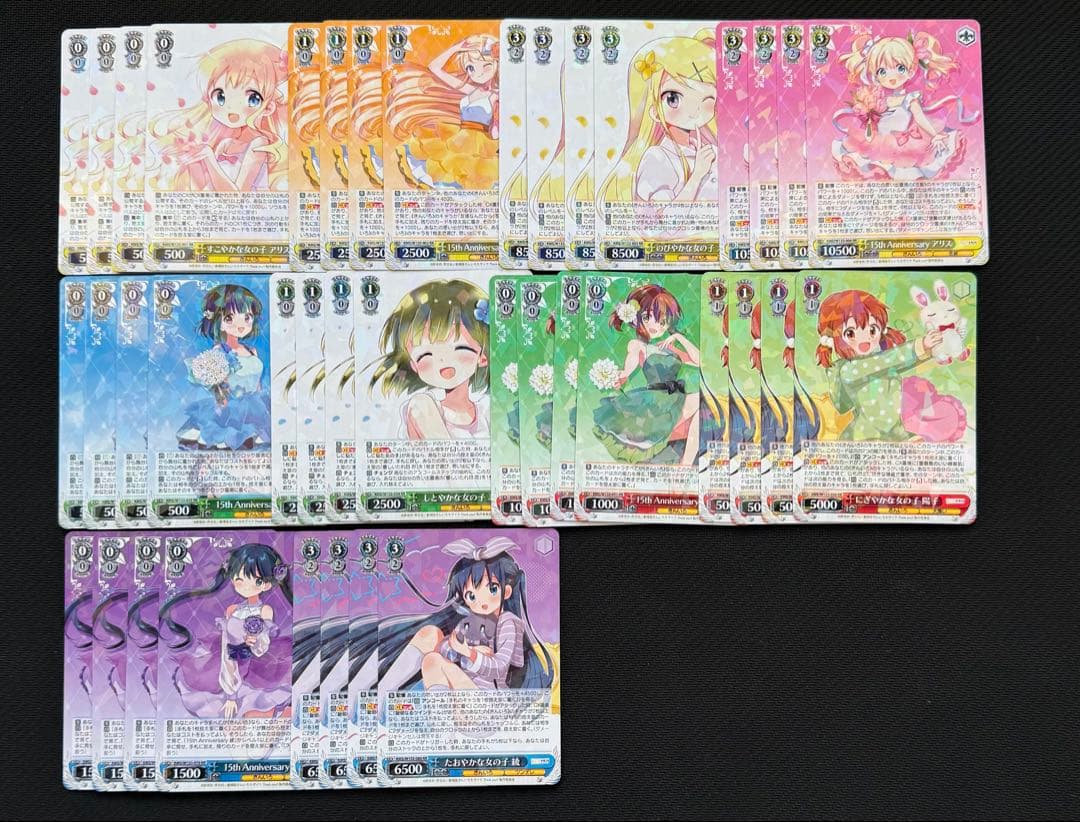 きんモザ 15th Anniversary A版RR以下 4コン