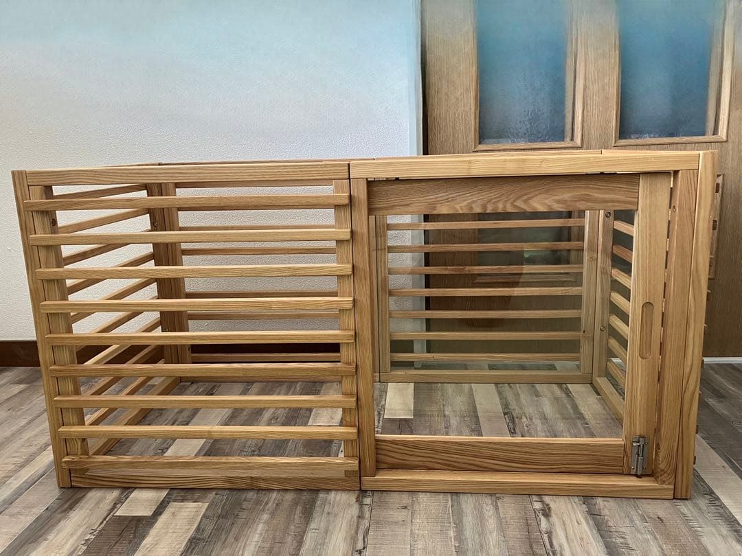 犬用 ケージ ペットゲージ 木製 ペットサークル