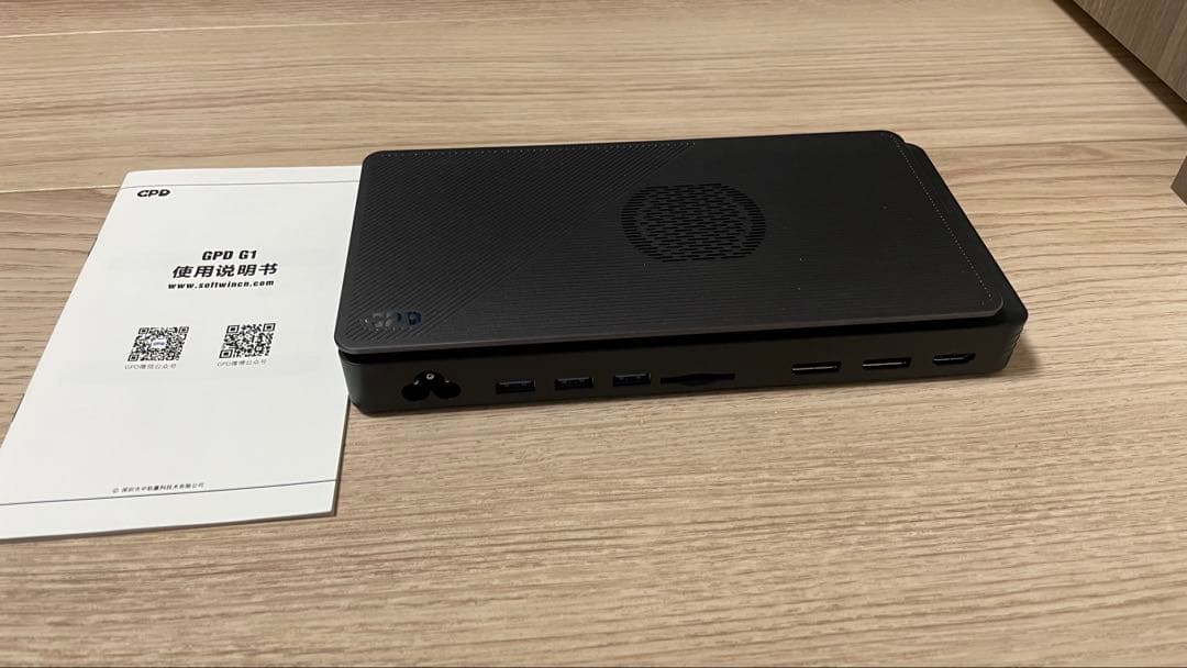 グラフィックボード・グラボ・ビデオカード GPD G1 2024 Radeon RX 7600M XT/8GB DDR6