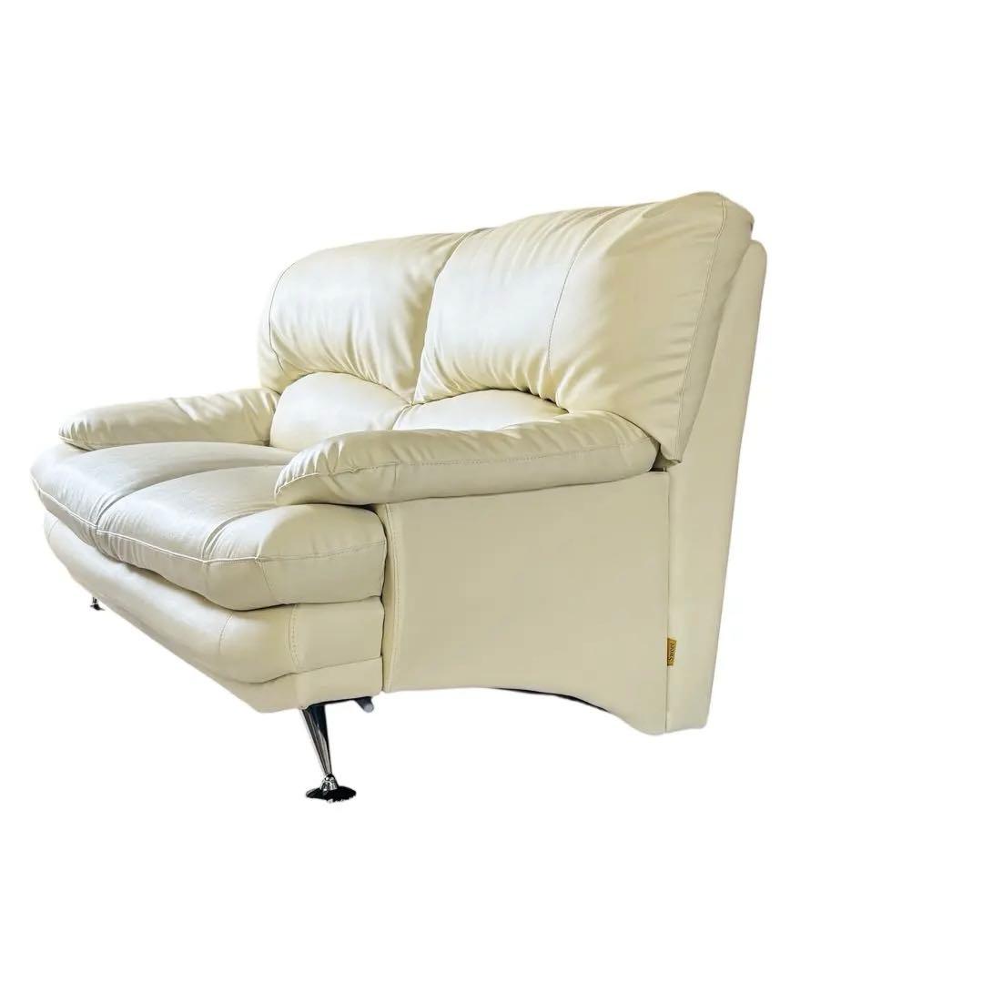 2.5人掛けソファ W167×D90×H90cm（アイボリー）