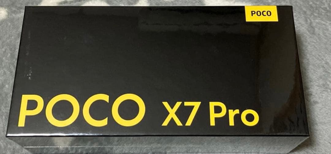 POCO X7 Pro ブラック 12GB+512GB