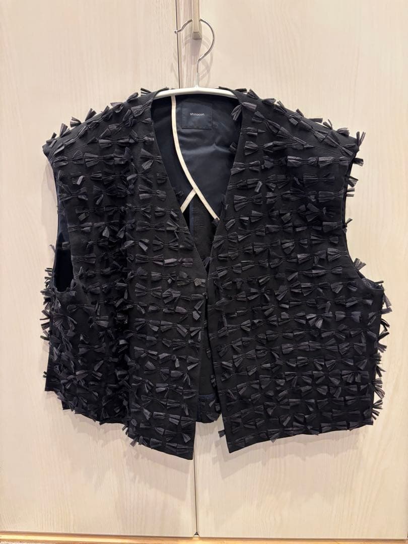 yori ミニリボンジレ　ブラック　38