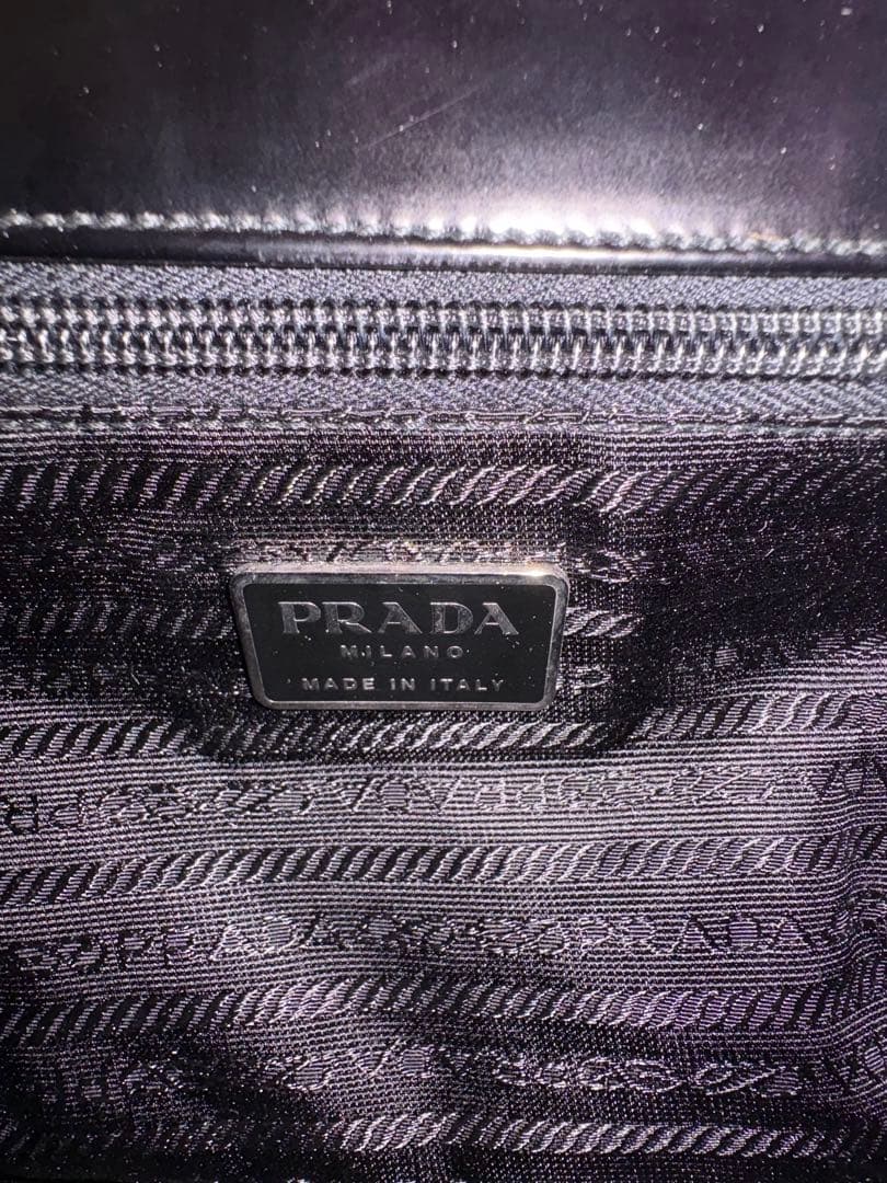 PRADA ブラック ショルダーバッグ　ナイロン×レザー新品未使用