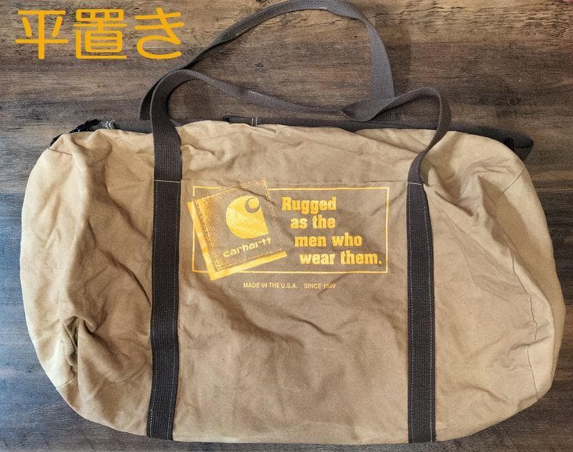 Carharttダッフルバッグ ボストン USA製 90sヴィンテージ 色落ち有