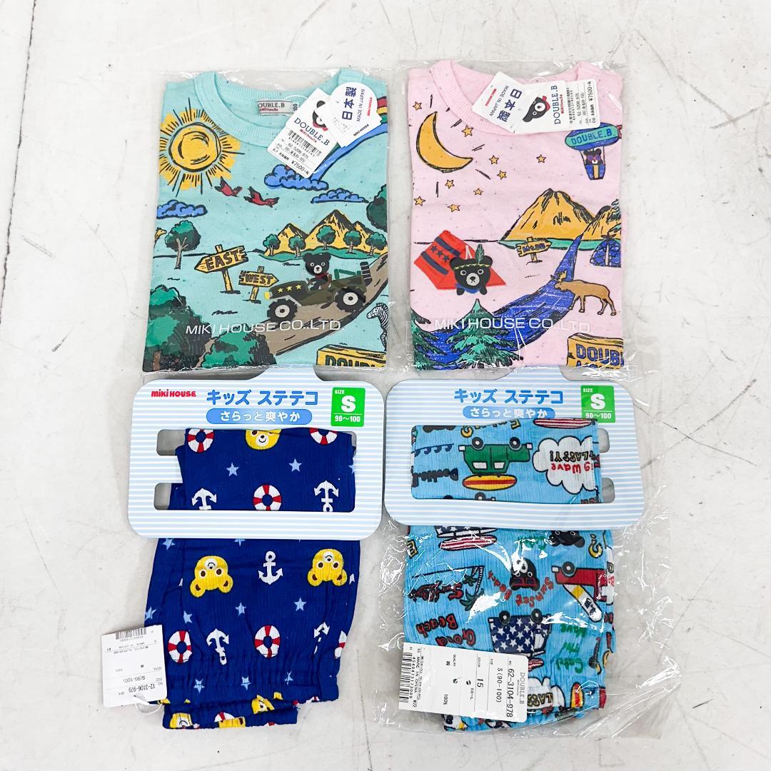 ま*み様 K9106 ミキハウス 半袖Tシャツ ステテコ 4枚 セット 90〜1