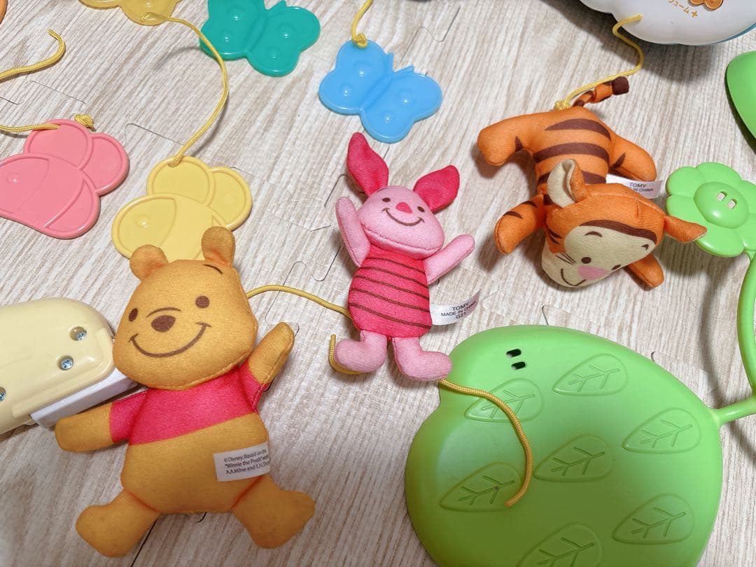 【美品】プーメリー くまのプーさん 6WAYジム おもちゃ付き