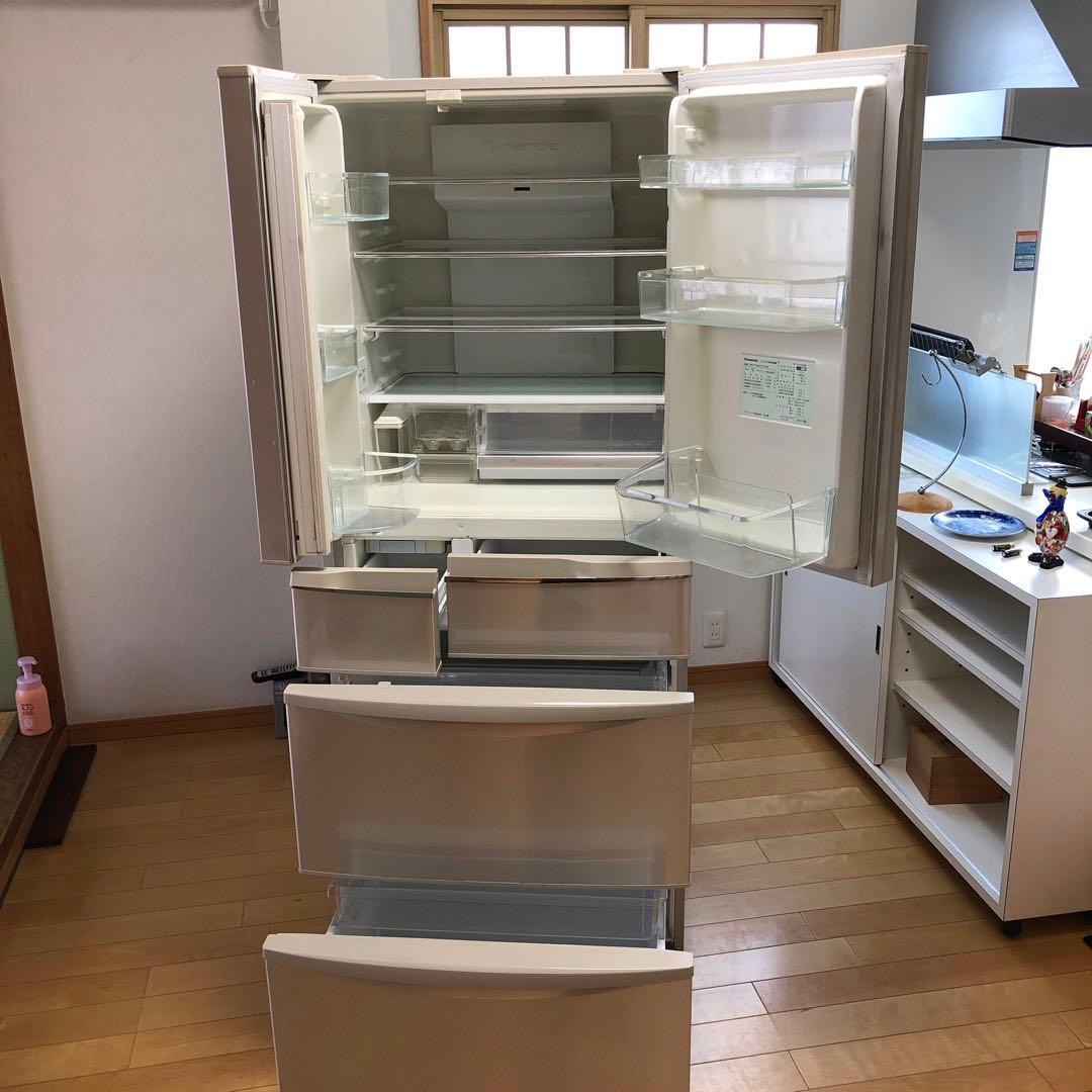 Panasonic ノンフロン冷凍冷蔵庫 NR-FTM477S-N 2012年製