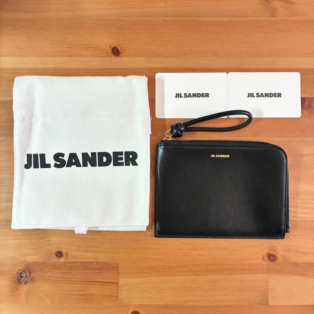 JIL SANDER ジルサンダー　ブラックレザーケース
