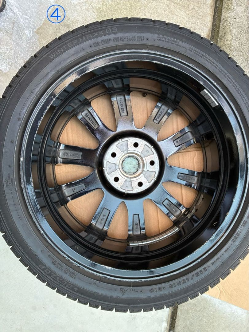 マツダ３ 純正ホイール　タイヤDUNLOP　WINTER　MAXX03