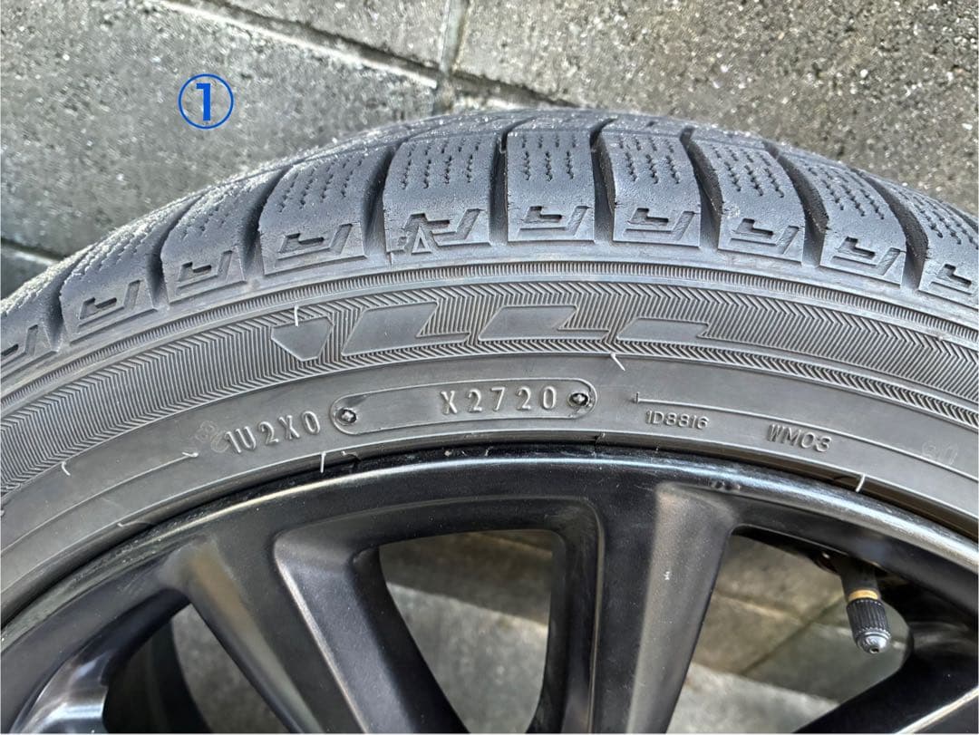 マツダ３ 純正ホイール　タイヤDUNLOP　WINTER　MAXX03