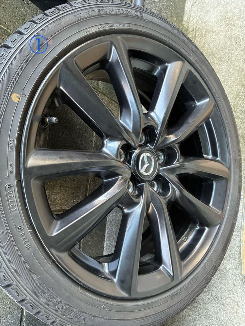マツダ３ 純正ホイール　タイヤDUNLOP　WINTER　MAXX03