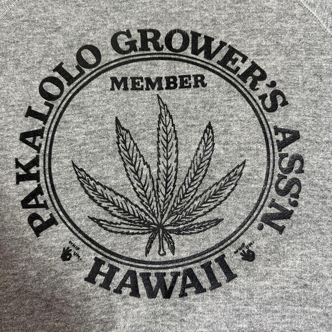 80s USA製 DISCUS スウェット L マリファナ WEED ハワイ