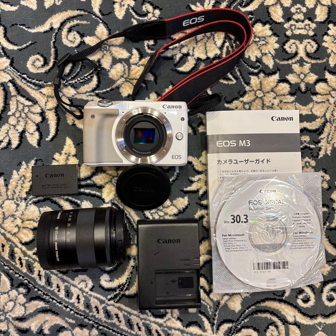 【最終値下】Canon EOS M3 ミラーレス一眼レフ カメラ レンズ　キット