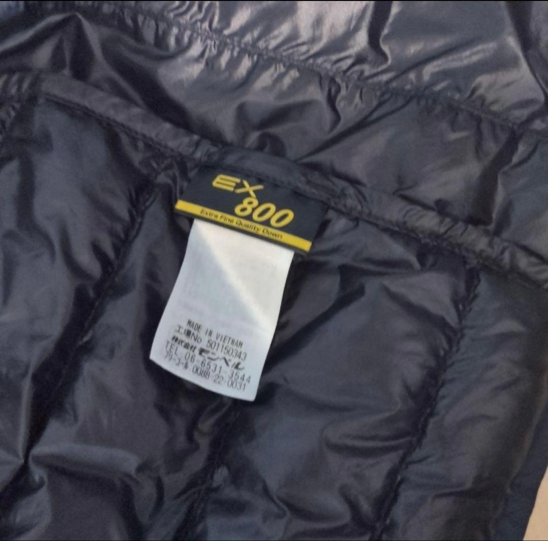 モンベル　スペリオダウン Vネックベスト800フィルパワー　Mサイズ