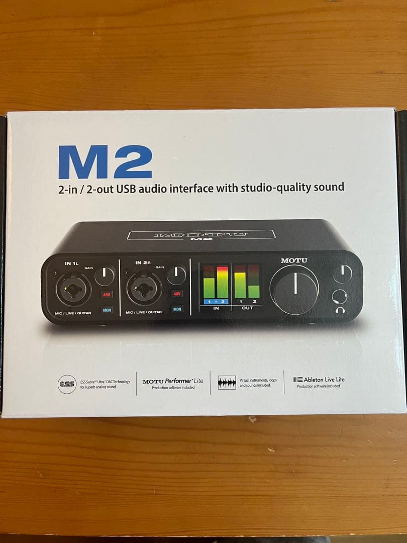 おまけ付きMOTU M2 2 オーディオインターフェイス
