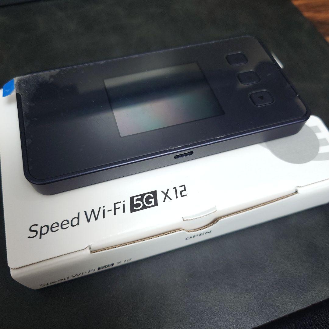 Speed Wi-Fi 5G X12 ブラック