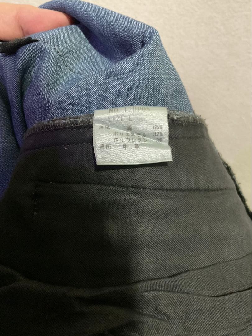 bajra バジュラ 牛革 レザーパンツ ジップデザイン Lサイズ