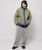 ニコアンド デニムキルトドッキングジャケット